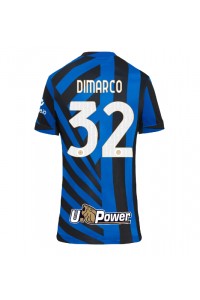 Inter Milan Federico Dimarco #32 Voetbaltruitje Thuis tenue Dames 2024-25 Korte Mouw